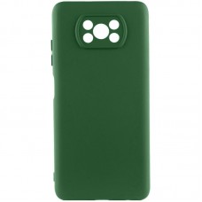 Чохол Silicone Cover Lakshmi Full Camera (AA) для Xiaomi Poco X3 NFC / Poco X3 Pro Зелений / Dark green