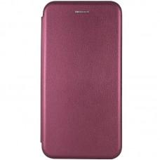 Шкіряний чохол (книжка) Classy для ZTE Blade A51 Бордовий