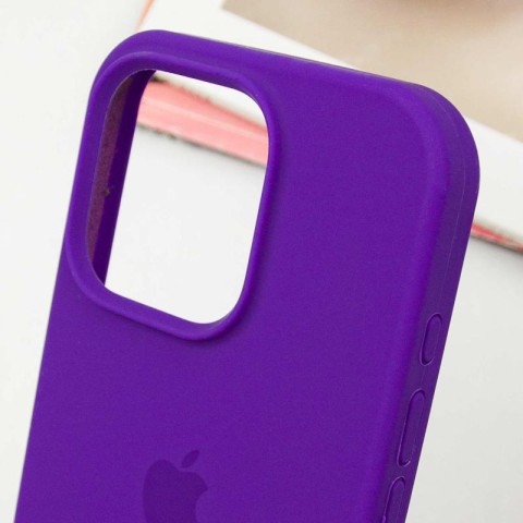 Чохол Silicone Case Full Protective (AA) для Apple iPhone 15 Pro Max (6.7") Фіолетовий / Ultra Violet
