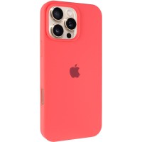 Чохол Silicone Case Full Protective (AA) для Apple iPhone 16 Pro Max (6.9") Кавуновий / Watermelon red
