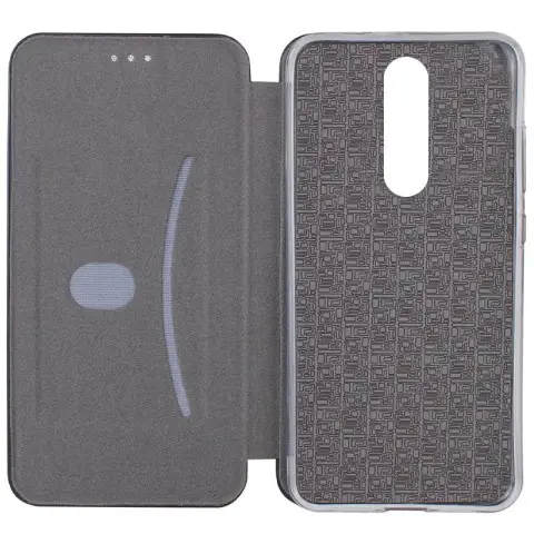 Шкіряний чохол-книжка Classy для Xiaomi Redmi 8 Сірий