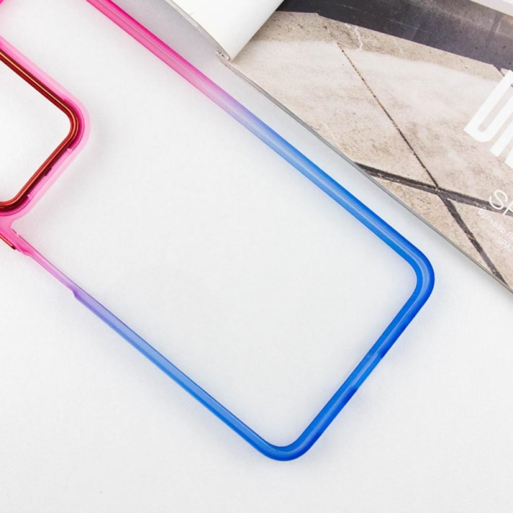 Чохол TPU+PC Fresh sip series для Xiaomi Redmi Note 13 Pro 4G / Poco M6 Pro 4G / Note 14S Синій / Рожевий