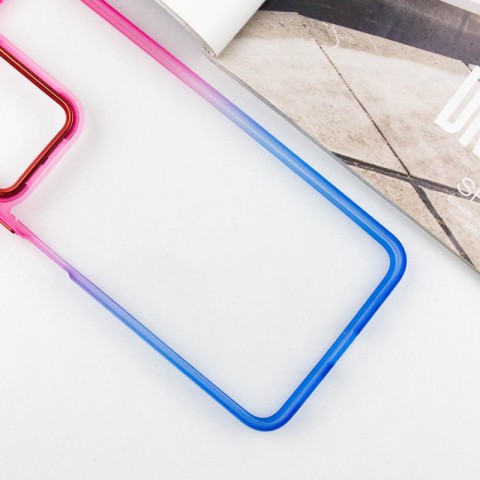 Чохол TPU+PC Fresh sip series для Xiaomi Redmi Note 13 Pro 4G / Poco M6 Pro 4G / Note 14S Синій / Рожевий