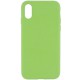 Чохол Silicone Case Full Protective (AA) NO LOGO для Apple iPhone XS Max (6.5") М'ятний / Mint