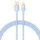 Дата кабель Baseus Discolor Series Fast Charging USB to Lightning 2.4A (1m) (P10374900) Galaxy Blue