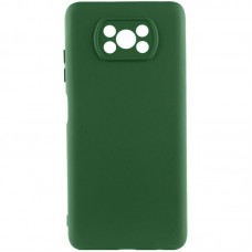 Чохол Silicone Cover Lakshmi Full Camera (AA) для Xiaomi Poco X3 NFC / Poco X3 Pro Зелений / Dark green