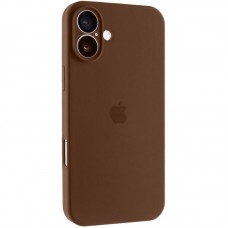 Чохол Silicone Case Full Camera Protective (AA) для Apple iPhone 17 (6.3") Коричневий / Brown