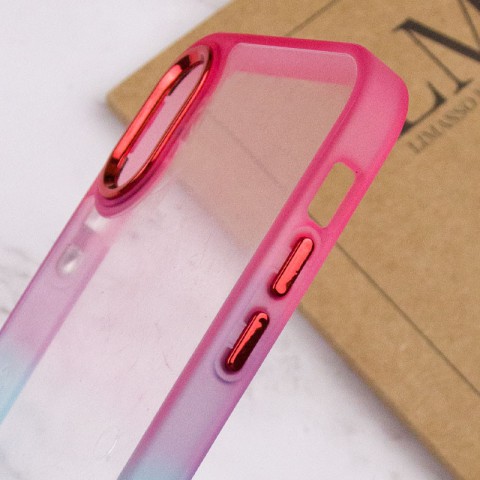 Чохол TPU+PC Fresh sip series для Apple iPhone XS Max (6.5") Бірюзовий / Рожевий