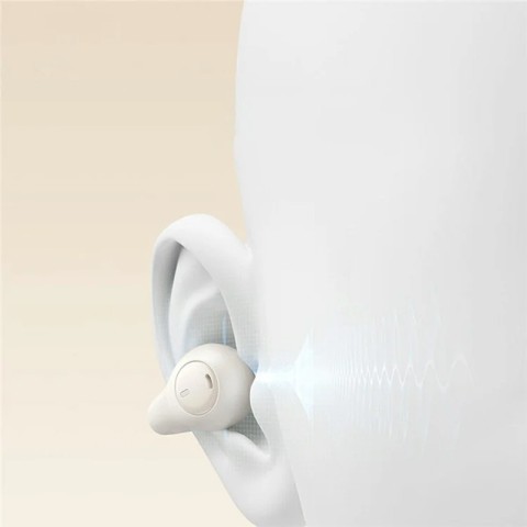 Бездротові TWS навушники Baseus OS Bass 15 Clip Open-Ear (A00079500) Stellar White