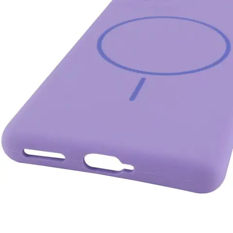 Чохол Silicone Cover Lakshmi Full Camera (AA) with MagFit для Motorola Edge 50 Fusion Бузковий / Dasheen