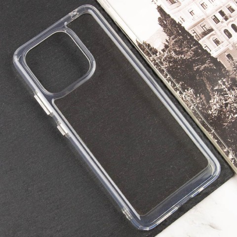 Чохол TPU+PC Clear 2.0 mm metal buttons для Xiaomi Poco M6 Pro 5G Прозорий