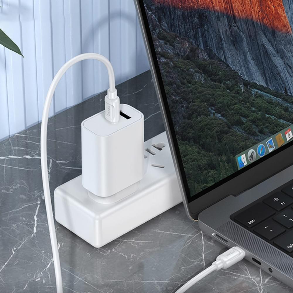 Дата кабель Hoco X115 Surpass Type-C to Type-C 60W (1m)