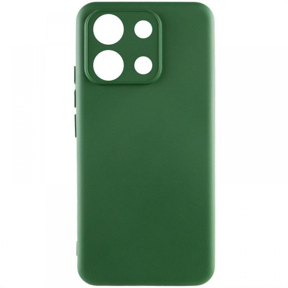 Чохол Silicone Cover Ummi Lakshmi Full Camera (AA) для Xiaomi Redmi Note 13 Pro 4G / Poco M6 Pro 4G Зелений / Dark green