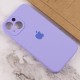 Чохол Silicone Case Full Camera Protective (AA) для Apple iPhone 14 (6.1") Бузковий / Dasheen