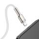 Дата кабель Baseus Cafule Series Metal USB to Lightning 2.4A (1m) (CALJK-A0) White