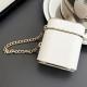 Шкіряний футляр Suitcase для навушників AirPods 1/2 White
