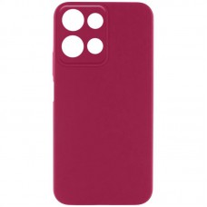Чохол Silicone Cover Ummi Lakshmi Full Camera (AA) для Motorola Moto G15 4G Бордовий / Marsala