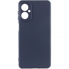 Чохол Silicone Cover Lakshmi Full Camera (AA) для Motorola Moto G55 5G Синій / Midnight Blue