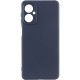 Чохол Silicone Cover Lakshmi Full Camera (AA) для Motorola Moto G55 5G Синій / Midnight Blue