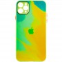 Чохол TPU+Glass Impasto abstract для Apple iPhone 11 Pro (5.8") Yellow green