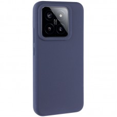 Чохол Silicone Cover Lakshmi (AAA) для Xiaomi 14 Pro Темно-синій / Midnight blue