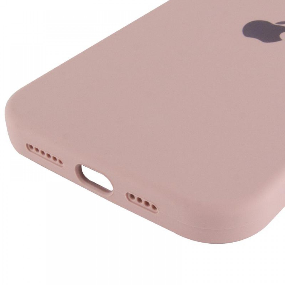 Чохол Silicone Case Full Protective (AA) для Apple iPhone 14 Pro (6.1") Рожевий / Pink Sand