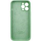 Чохол Silicone Case Full Camera Protective (AA) для Apple iPhone 12 Pro (6.1") Зелений / Pistachio