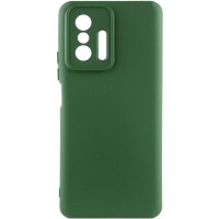 Чохол Silicone Cover Lakshmi Full Camera (AA) для Xiaomi 11T / 11T Pro Зелений / Dark green