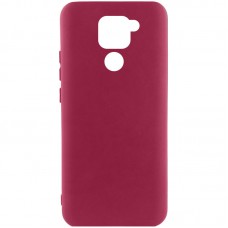 Чохол Silicone Cover Lakshmi (AA) для Xiaomi Redmi Note 9 / Redmi 10X Бордовий / Marsala
