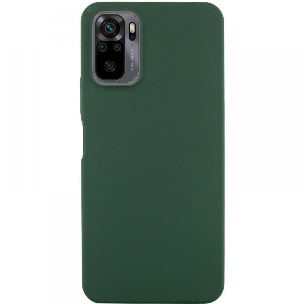 Чохол Silicone Cover Ummi Lakshmi (AA) для Xiaomi Redmi Note 10 / Note 10s / Poco M5s Зелений / Dark green