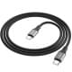 Дата кабель Hoco X86 Spear Type-C to Type-C 60W (1m) Black