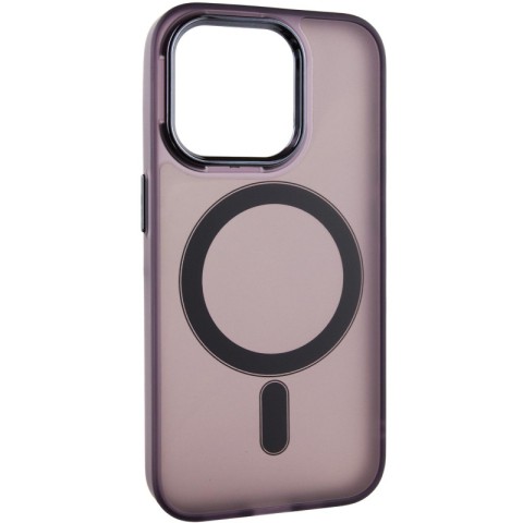 Чохол TPU+PC Lily with MagSafe для Apple iPhone 15 Pro (6.1") Dark Purple