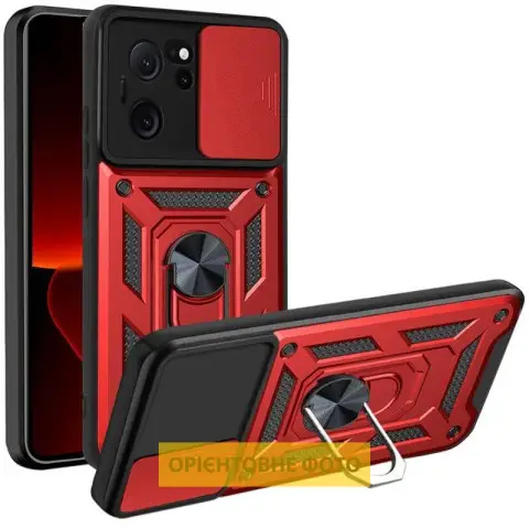 Чохол Ummi Camshield Serge Ring для Xiaomi Poco F4 GT Червоний