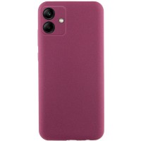 Чохол TPU GETMAN Liquid Silk Full Camera для Samsung Galaxy A06 Бордовий / Marsala