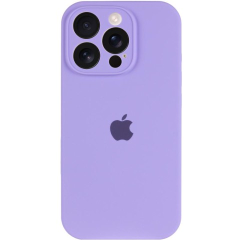 Чохол Silicone Case Full Camera Protective (AA) для Apple iPhone 14 Pro (6.1") Бузковий / Dasheen