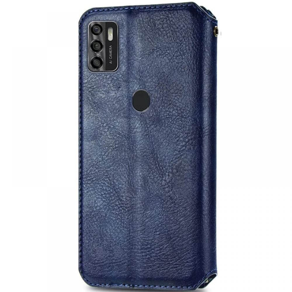 Кожаный чехол-книжка GETMAN Cubic (PU) для ZTE Blade A7s (2020)