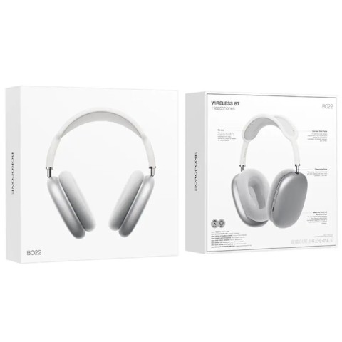 Накладні бездротові навушники Borofone BO22 Elegant Silver