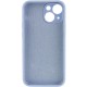 Чохол Silicone Case Full Camera Protective (AA) NO LOGO для Apple iPhone 14 (6.1") Блакитний / Lilac Blue