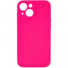 Чохол Silicone Case Full Camera Protective (AA) NO LOGO для Apple iPhone 13 (6.1") Рожевий / Barbie pink