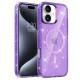 Чохол TPU Eclipse Sparkle (MagFit) для Apple iPhone 16 (6.1") Purple