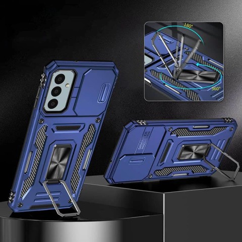 Ударостійкий чохол Camshield Army Ring для Samsung Galaxy A36 5G / A56 5G Синій / Navy