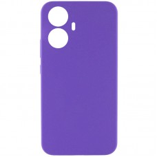 Чохол Silicone Cover Lakshmi Full Camera (AAA) для Realme 10 Pro+ Фіолетовий / Amethyst