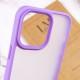 TPU+PC чохол Metal Buttons для Apple iPhone 15 Pro (6.1") Бузковий