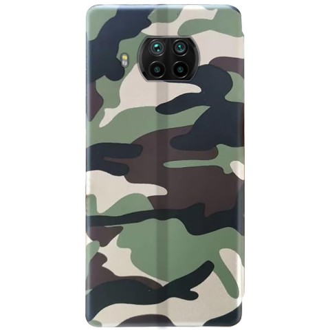 Шкіряний чохол-книжка Classy для Xiaomi Mi 10T Lite / Redmi Note 9 Pro 5G Camouflage