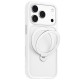 TPU+PC чохол Blueo Skin Friendly 360 Rotatable Stand with MagSafe для Apple iPhone 17 Pro (6.3") White