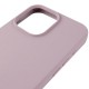 Чехол Silicone Case (AA) Logo with MagSafe для Apple iPhone 15 (6.1")