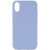 Чохол Silicone Case Full Protective (AA) NO LOGO для Apple iPhone X / XS (5.8") Блакитний / Lilac Blue
