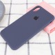 Чохол Silicone Case Full Protective (AA) для Apple iPhone X (5.8") / XS (5.8") Темний Синій / Midnight Blue