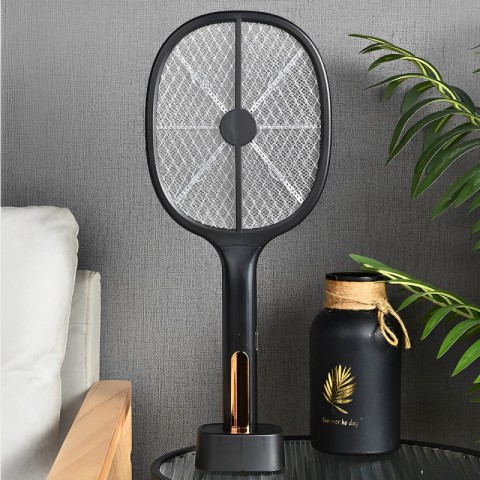 Пастка для комах з UV підсвічуванням D-709 Black Warrior with battery 1200 mAh Black