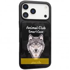TPU+PC чохол Animal Club для Apple iPhone 16 Pro Max (6.9") Black